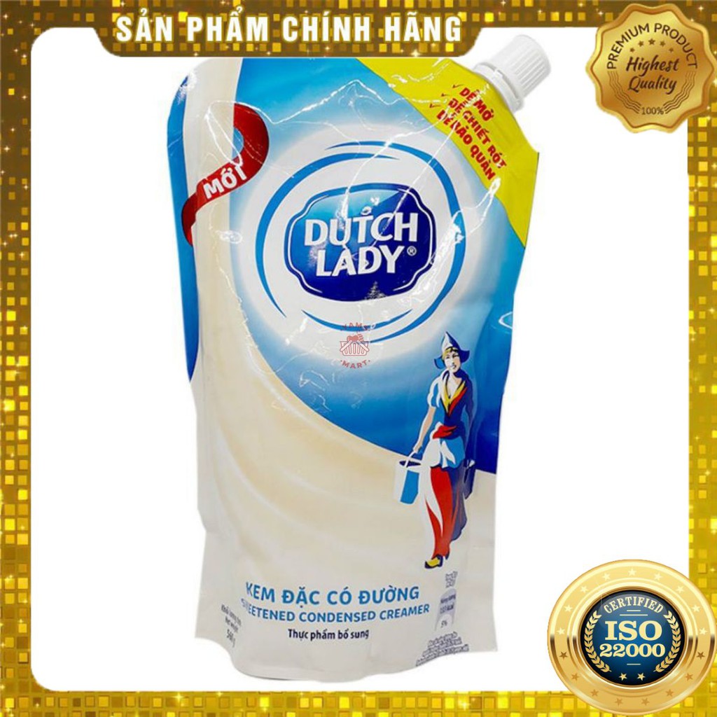 [ Yams Mart ] Kem Đặc Có Đường Cô Gái Hà Lan Túi 560G