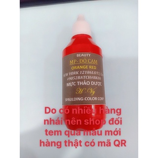 ⭐️✨🌺  Mực phun xăm pha sẵn ( đỏ tươi + đỏ cam ) ⭐️💫