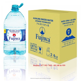 Nước uống ion kiềm Fujiwa 6L- 2 Bình/Thùng
