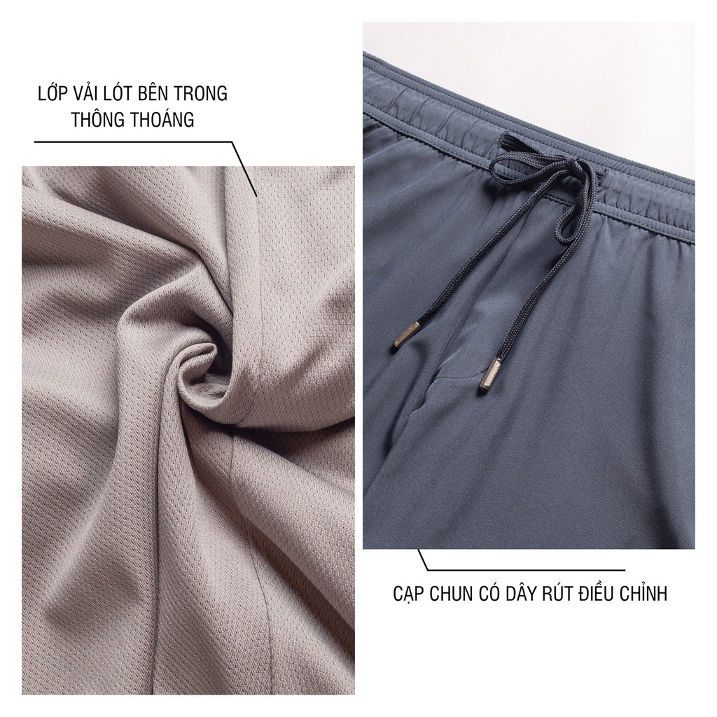 Quần thể thao nam Fasvin DC20450.HN ống suông vải hai lớp lót lưới chất gió chun cao cấp. | BigBuy360 - bigbuy360.vn