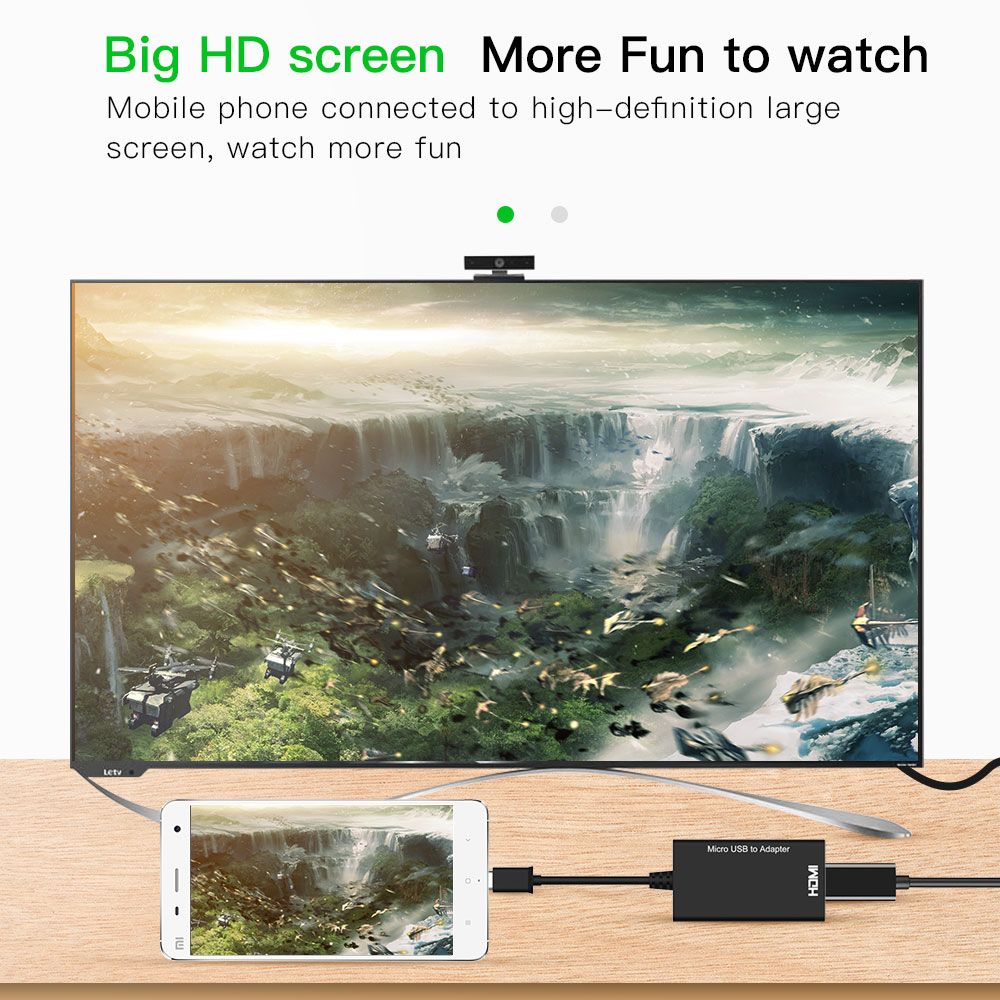 Đầu Chuyển Đổi Micro Usb Sang Hdmi 1080p Hdtv Mhl