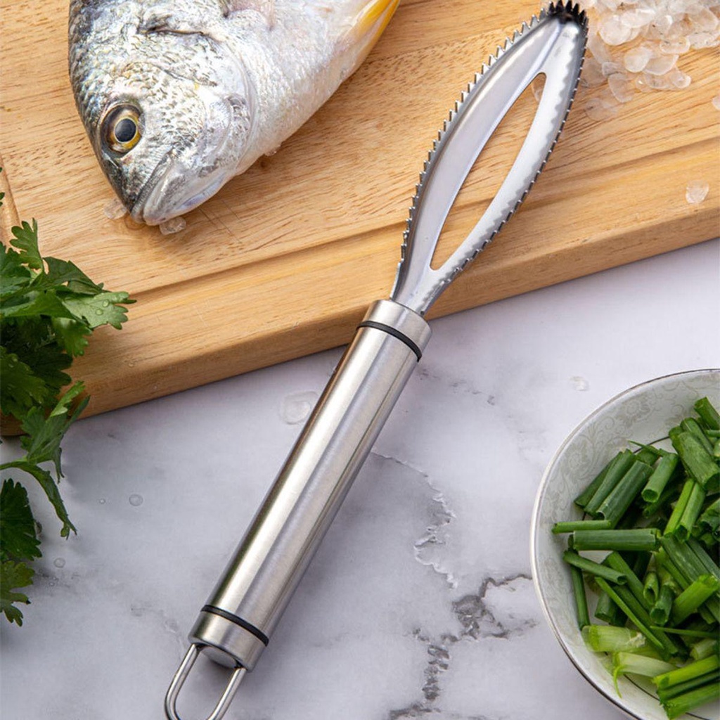 Máy Đánh Vảy Cá jeremy1 Tay Cầm Chống Trượt Bằng Thép Không Gỉ