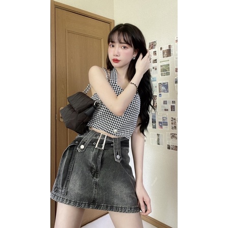 áo kiểu sọc caro