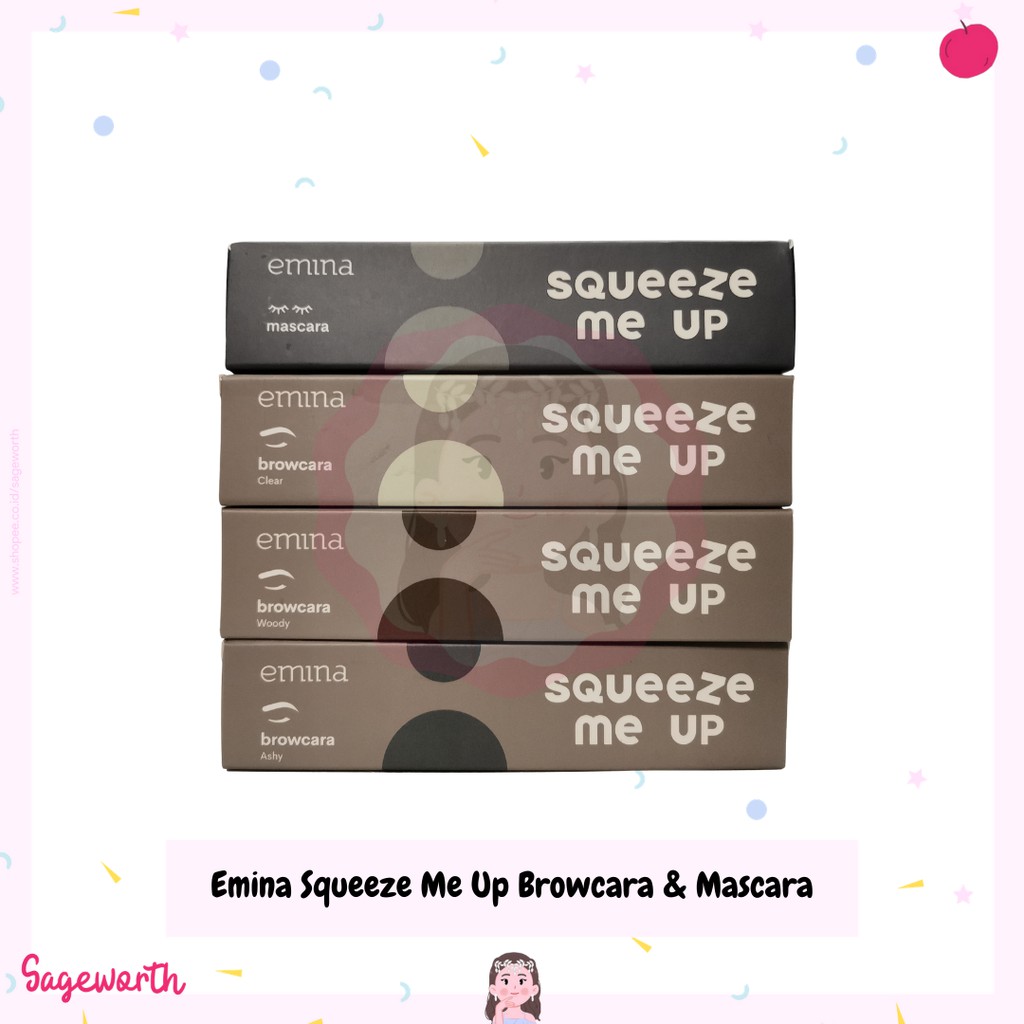 (Hàng Mới Về) Mascara Làm Dày Lông Mày Emina Tiện Dụng