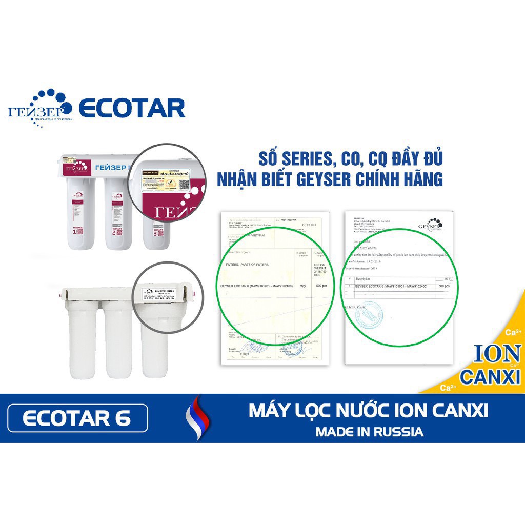 Máy Lọc Nước Nano Geyser Ecotar 8 ♥️ Máy Ecotar 8 ♥️ Máy Lọc Nước Nano