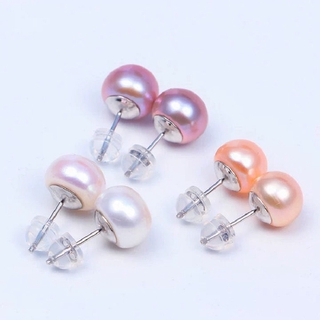 Bông Tai Mạ Bạc 925 Đính Ngọc Trai Sang Trọng