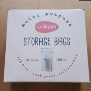 Túi trữ sữa Unimom đa năng 100ml hộp 30 túi - UM8 thumbnail
