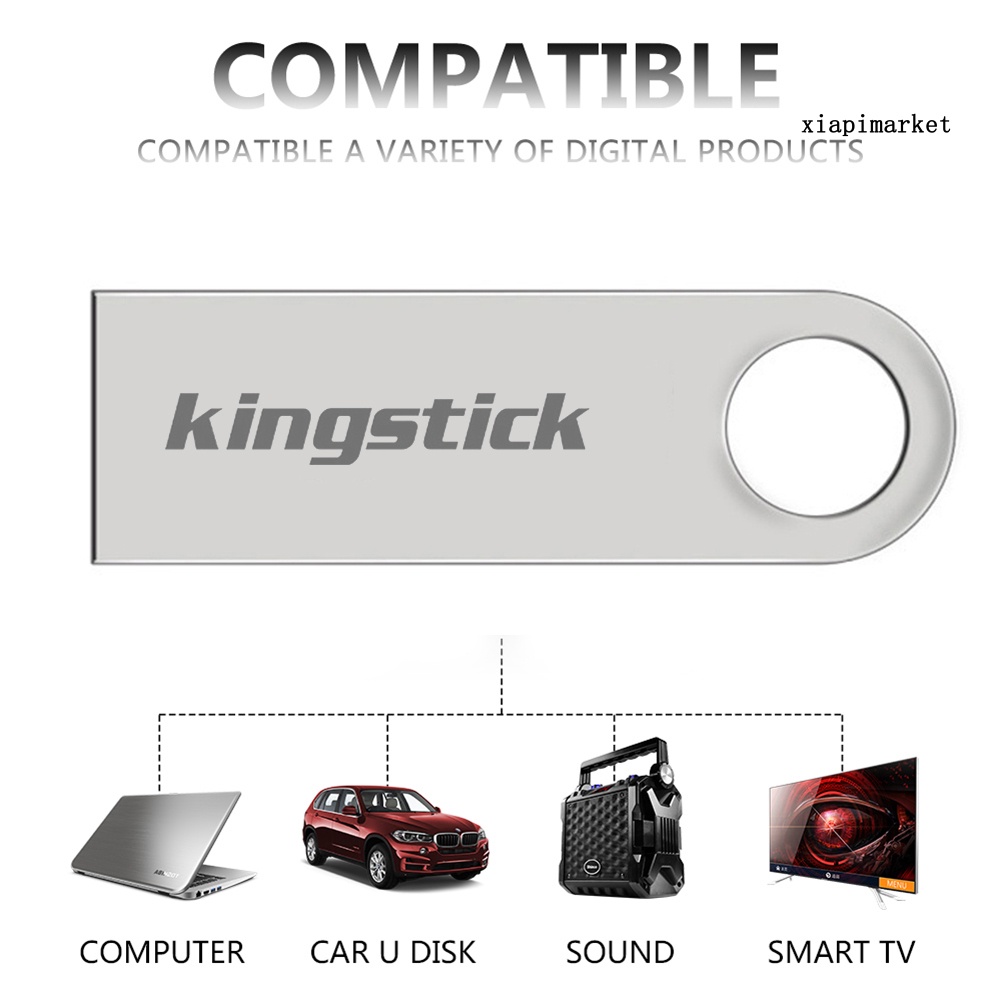 MAT_64/128/256/400GB Kingstick USB 3.0 Mini Metal Flash Drive Data Storage U Disk