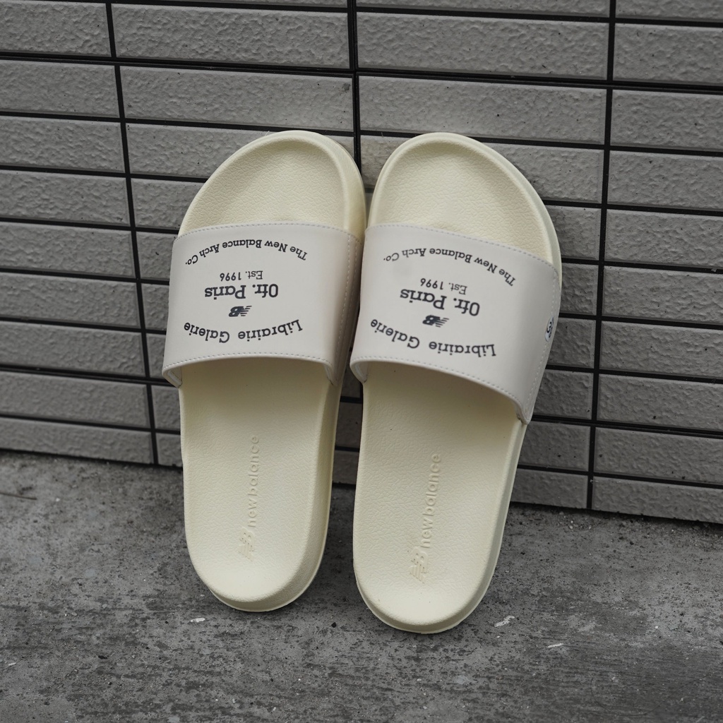 Dép quai ngang unisex New Balance Paris, màu sắc đơn giản, dễ phối đồ, BH 1 năm, BGHouse