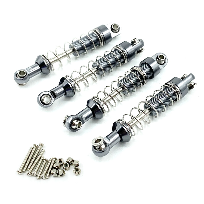 Set 4 Phụ Kiện Giảm Xóc Bằng Kim Loại Chuyên Dụng Cho Xe Hơi Điều Khiển Từ Xa MN D90 MN-90 MN99S WPL C14 C24 C34