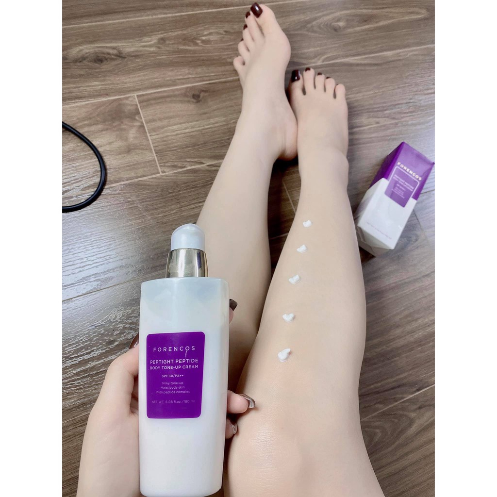 Kem dưỡng thể trắng da, chống nắng 💖FREESHIP💖 Kem dưỡng trắng da Forencos Peptight Peptide Body Tone Up Cream HALIN854 | BigBuy360 - bigbuy360.vn