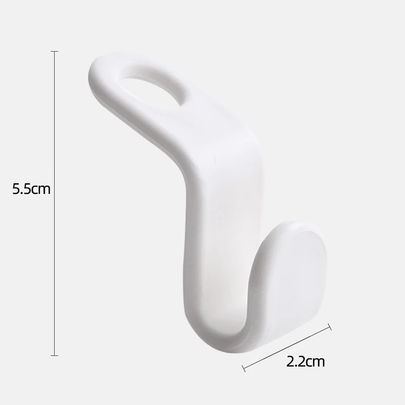 Đầu nối móc treo quần áo bằng nhựa đa năng, tiết kiệm không gian tiện ích