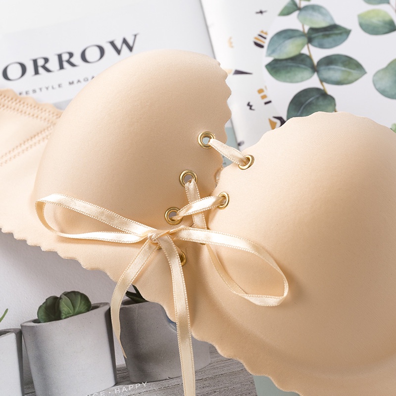 Áo lót nữ dây rút đệm bàn tay nâng ngực tạo khe cao cấp