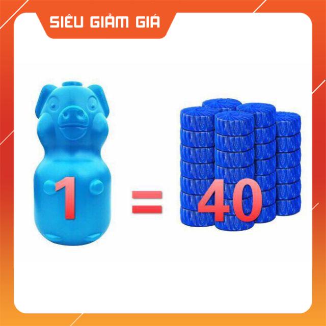 Chai Thả Bồn Cầu Hình Con Heo Tiện Dụng An Toàn Vệ Sinh - Gia Dụng Thủ Đức
