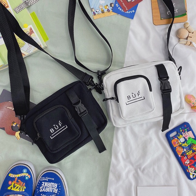 Túi đeo chéo 1 nịt buf unisex ( có sẵn)