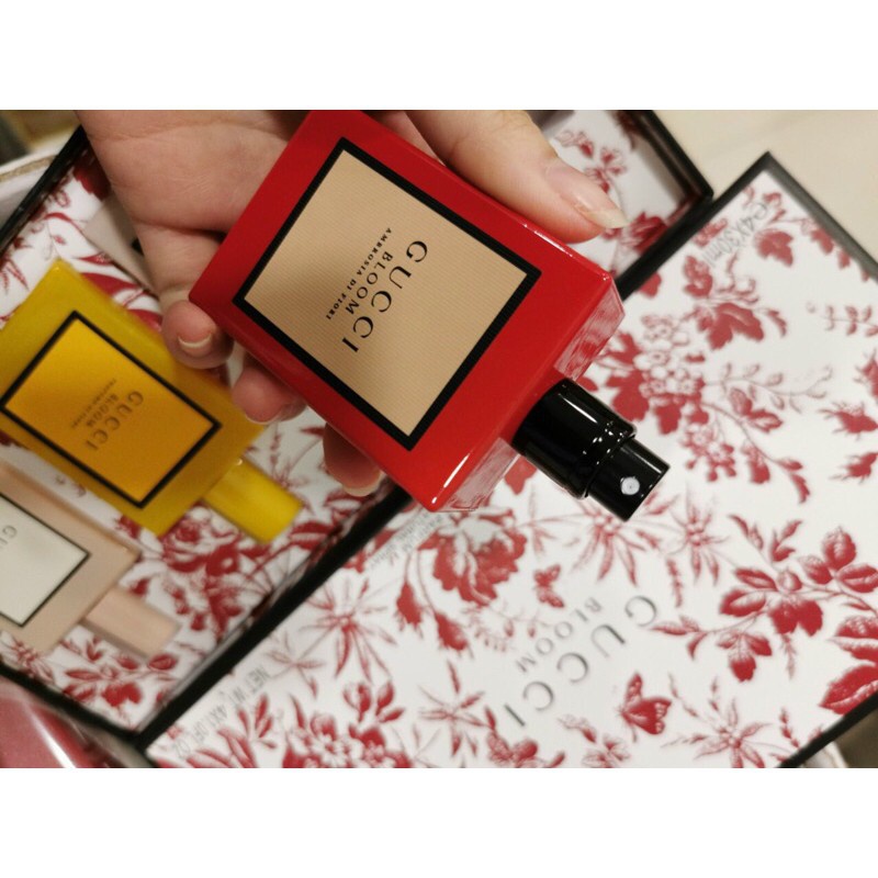 Set Nước Hoa Nữ Gucci Bloom mini 4 chai/ 30ml chai hàng Pháp - AM78