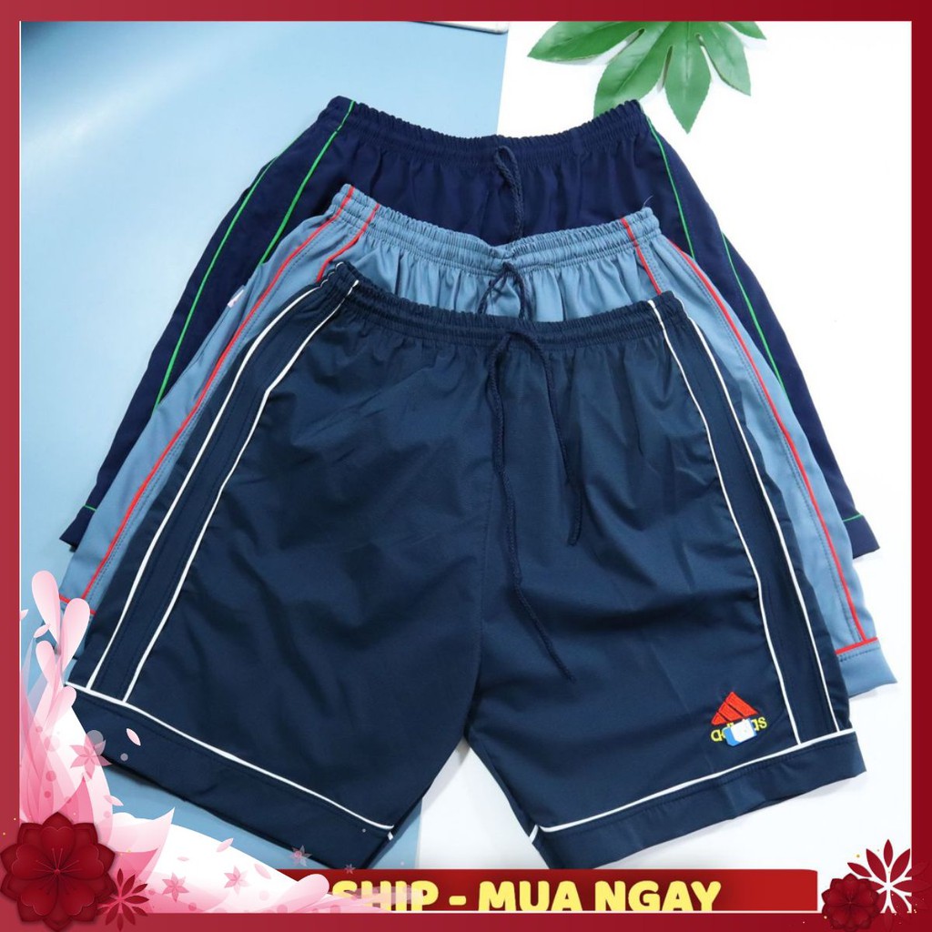 Combo 3 Quần Short Đùi Nam vải dù VD17 từ 45-75kg quần mặc nhà, mặc ngủ SIÊU SALE !! SIÊU SALE !! FREE SHIP