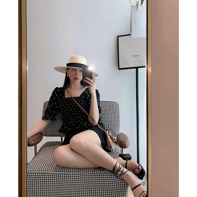 Set áo bi tay bồng kèm quần - Dory.Clothing [Freeship] - chất cực đẹp áo chun eo co giãn | BigBuy360 - bigbuy360.vn