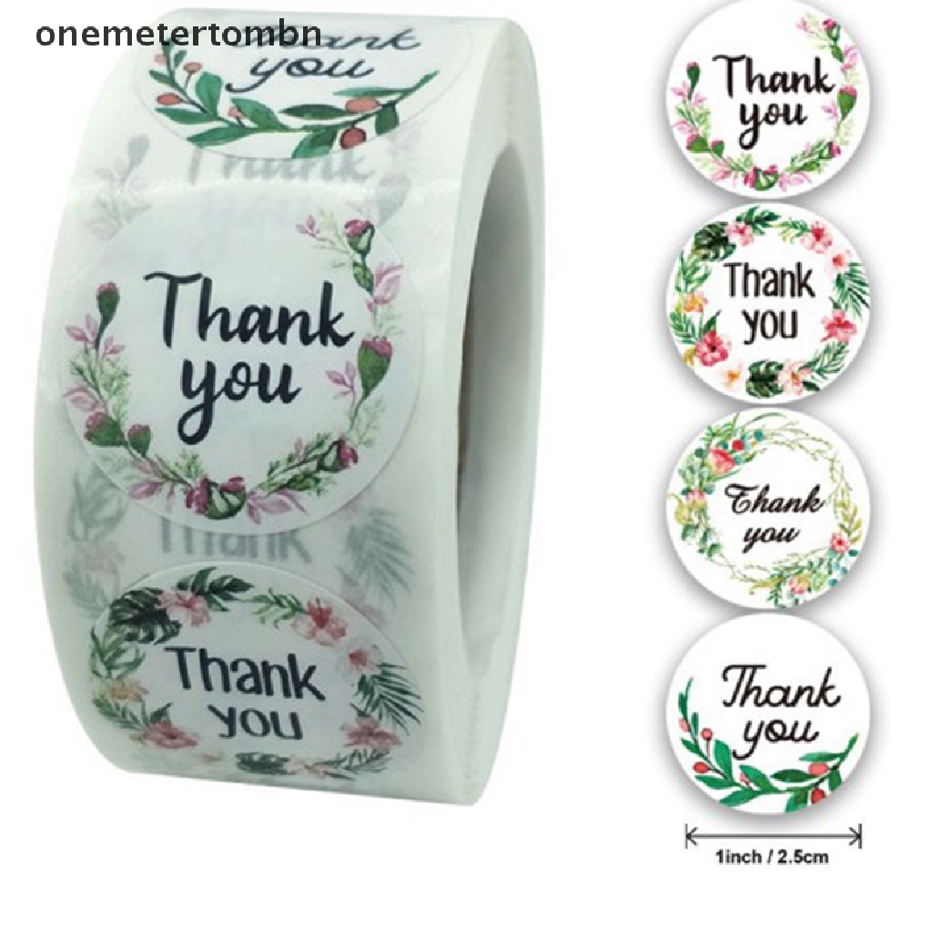 500Pcs/roll Thank You Sticker for seal labels sticker Stationery Sticker Gq New .