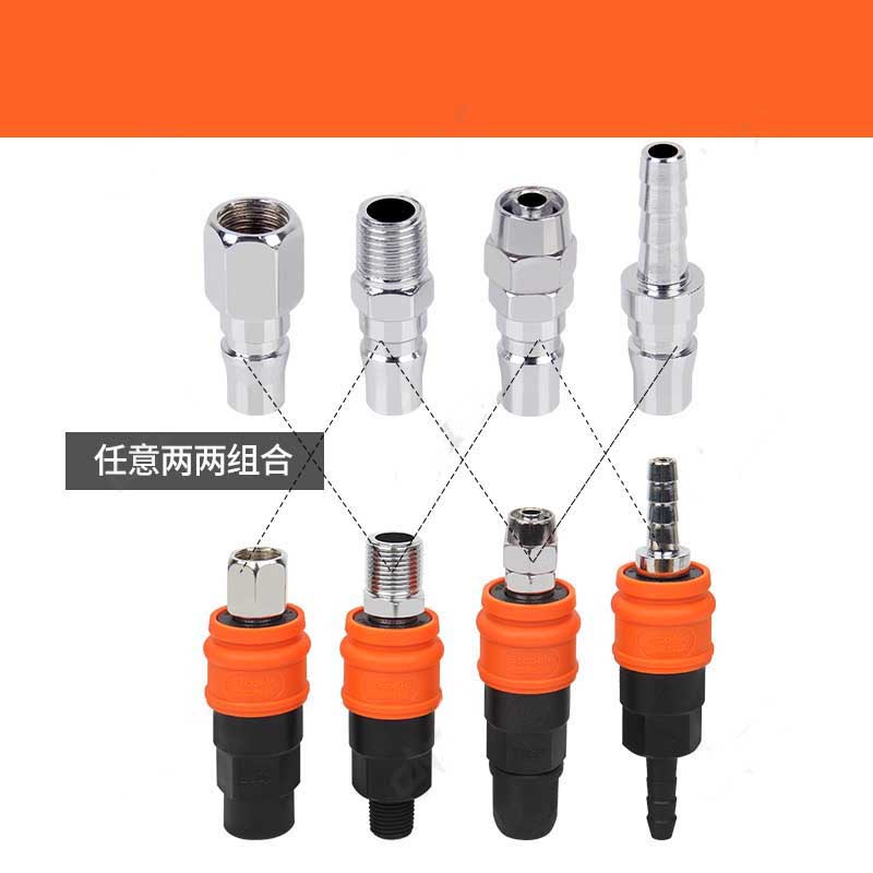 Đầu Nối Ống Khí Nén 1 / 4 "Bằng Nhựa PP20 SP20 PM20 SM20 30 Chuyên Dụng