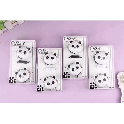 tai nghe ba anh em gấu kẹp tai TNKT11 gấu trúc kn-583 tai nghe cute tai nghe dễ thương
