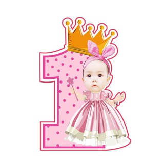 Chibi bé gái kèm số 1 cao 30cm