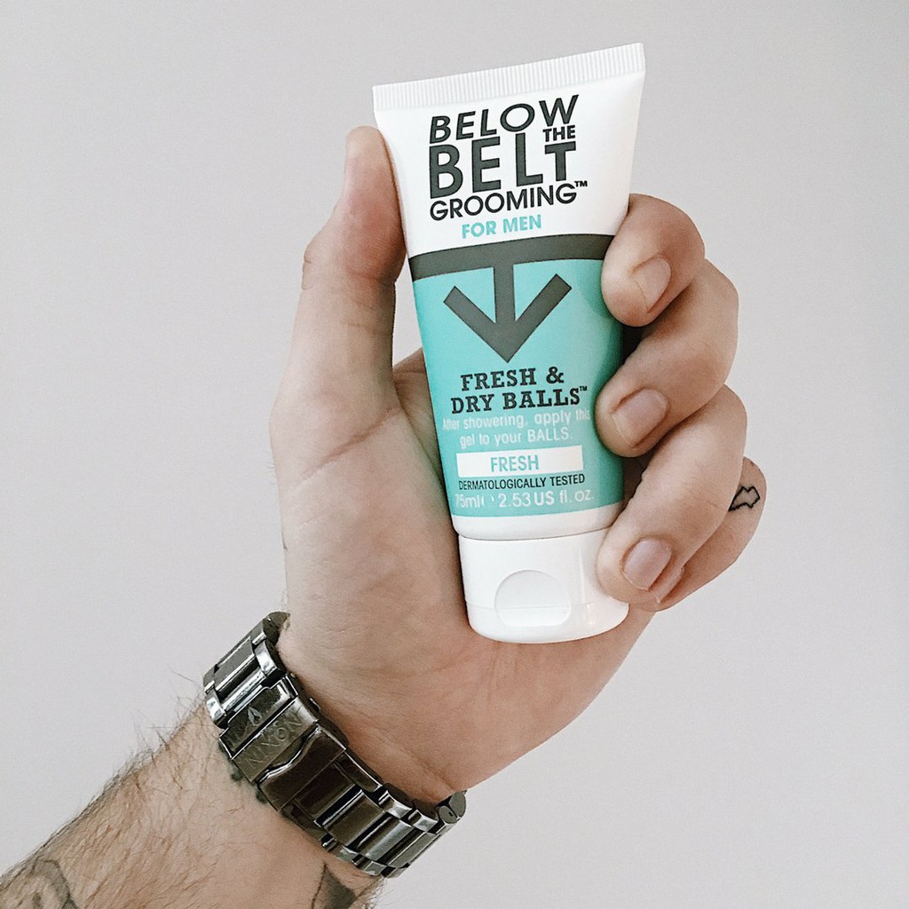 Kem Dưỡng Phụ Khoa cho Nam Below The Belt Grooming For Men Fresh &amp; Dry Balls