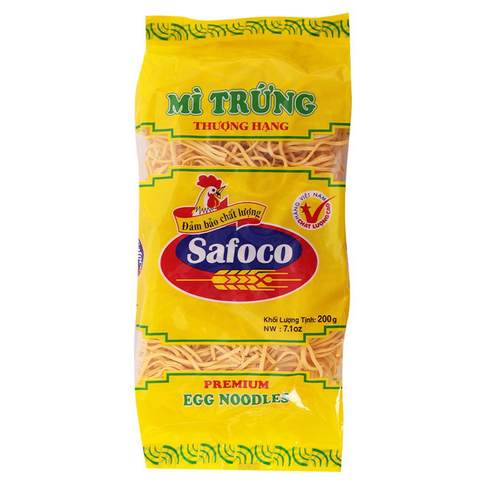 Mì Trứng Thượng Hạng Safoco - 200G