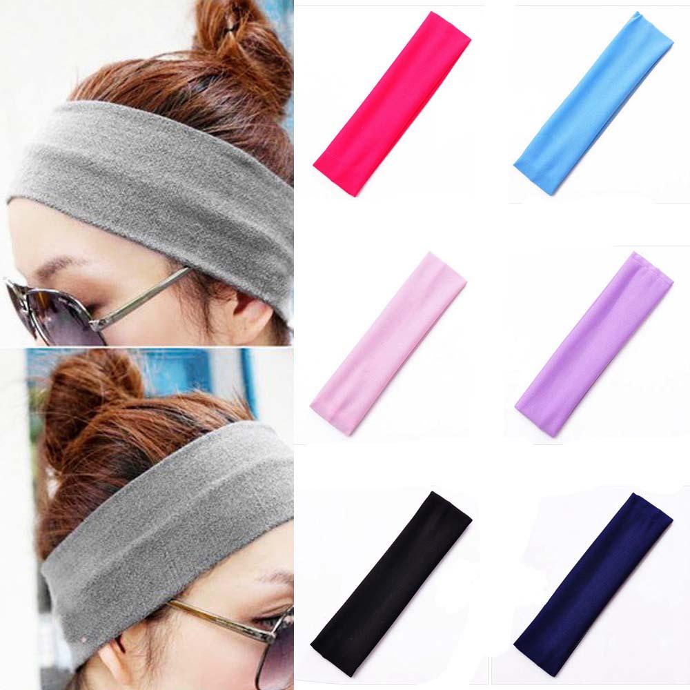 Băng Đô Turban Co Giãn Màu Sắc Kẹo Ngọt Thời Trang Thể Thao Cho Nam