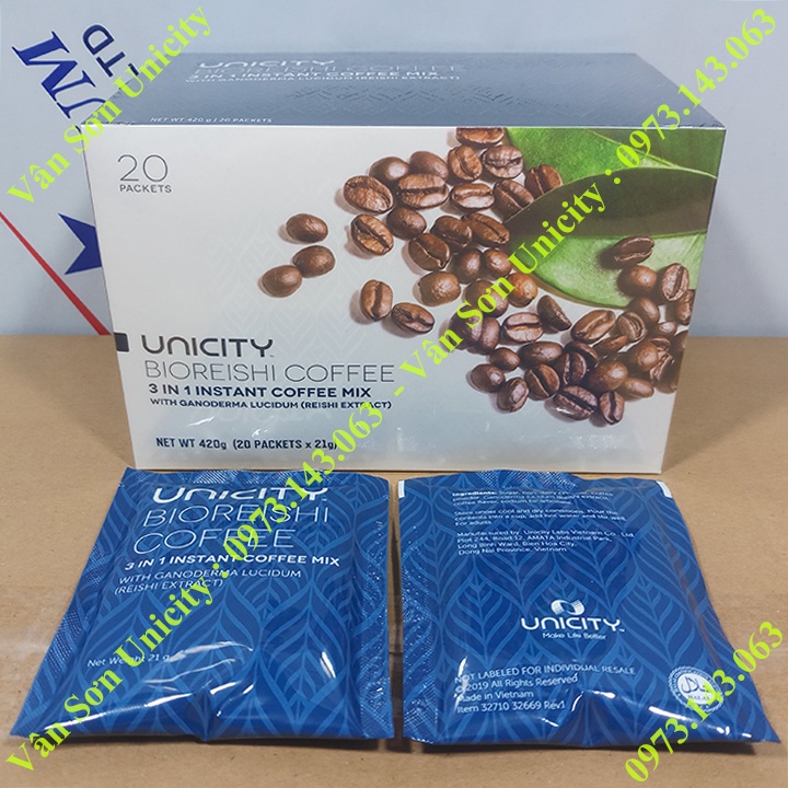 Cà Phê Linh Chi hộp 420g (20 gói nhỏ * 21g)