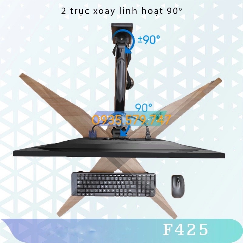 Giá treo tivi màn hình máy tính đa năng 27 - 45 inch NB F425
