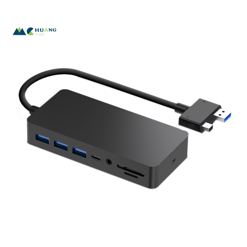 Bộ Chia Cổng Usb 12 Trong 1 Rj45 Ethernet 4k Hdmi Vga Dp Cho Surface Pro 4 / Pro 5 / Pro 6