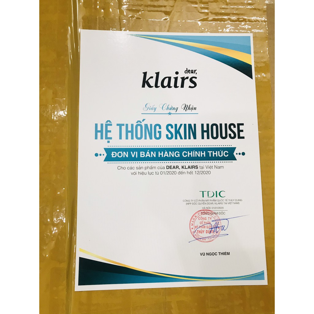 NƯỚC HOA HỒNG KLAIRS - KLAIRS PREPARATION FACIAL TONER