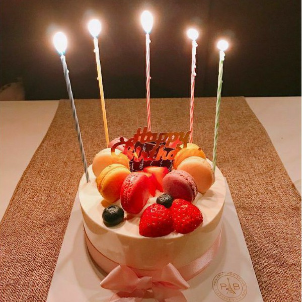Nến sinh nhật xoắn nhỏ dài (Hộp 45 vỉ), đèn cầy trang trí bánh kem