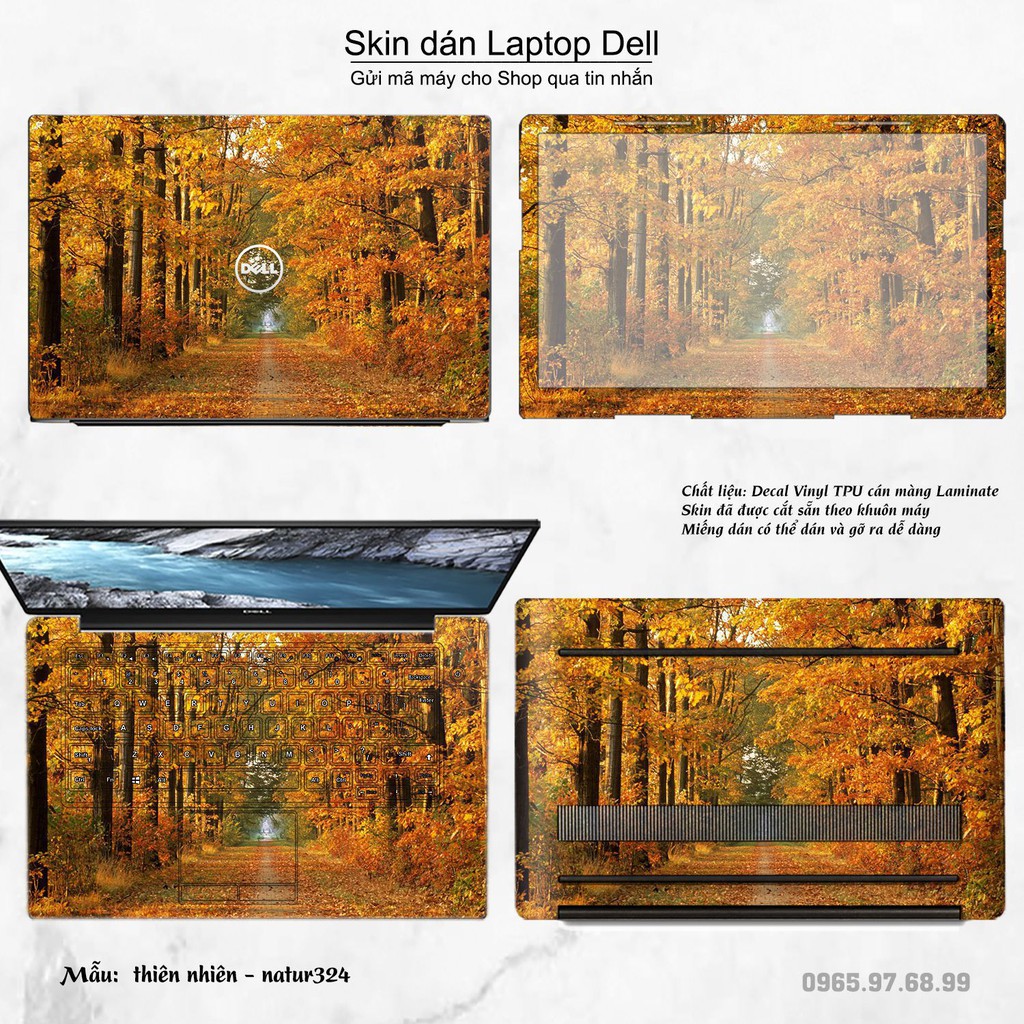 Skin dán Laptop Dell in hình thiên nhiên _nhiều mẫu 12 (inbox mã máy cho Shop)