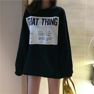 Áo thun form rộng tay dài