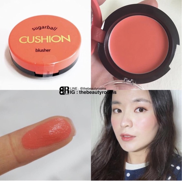 Má hồng kem Aritaum Sugarball Cushion Cheek Color