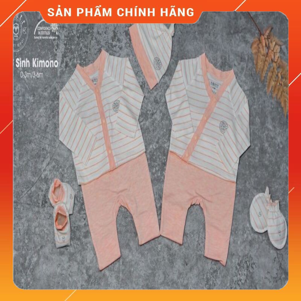 Bộ sơ sinh Kimono hãng Hrnee SIZE 0-3M / 3-6M - Chọn màu nhắn tin cho shop