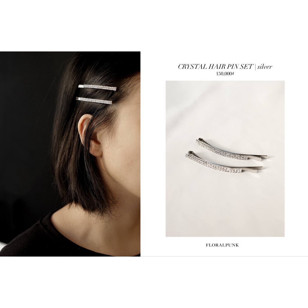 Kẹp tóc Floralpunk Crystal Hair Pin