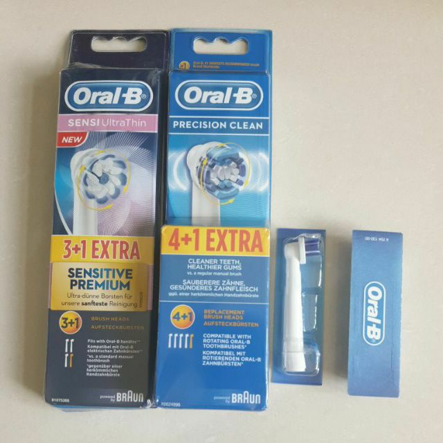 Đầu bàn chải đánh răng Oral-B Precision Clean và Sensitive - Hàng nhập Đức