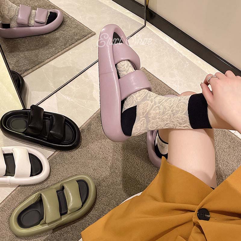 Oeteo Dép Quai Dán Thiết Kế Xinh Xắn Thời Trang Cho Nữ