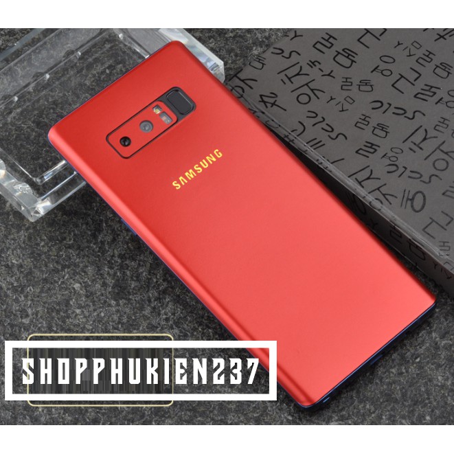 [Freeship toàn quốc từ 50k] DÁN SKIN MÀU CỰC ĐẸP KHÔNG FULL VIỀN DÀNH CHO SAMSUNG GALAXY NOTE 8