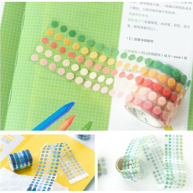 Cuộn Dot sticker tape MG City 5cm x 3m | BSW077