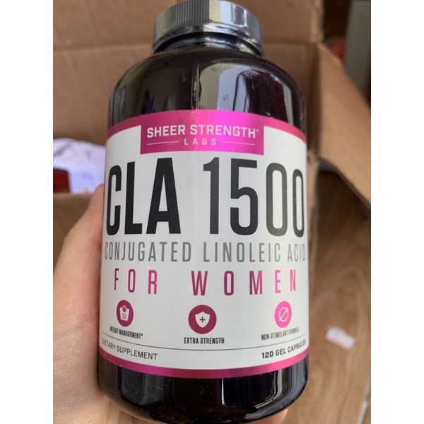Extra Strength CLA dành cho phụ nữ hỗ trợ kiểm soát cân nặng sheer strength labs