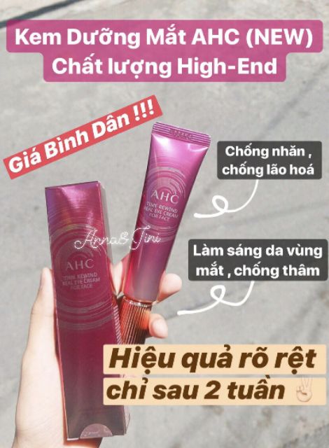 KEM DƯỠNG MẮT AHC (NEW)  AGELESS REAL EYE CREAM FOR FACE | BigBuy360 - bigbuy360.vn