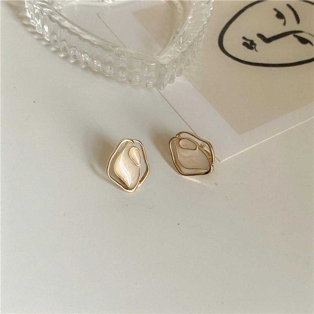 Bông Tai Mạ Bạc 925 Thiết Kế Độc Đáo Thời Trang Cho Nữ