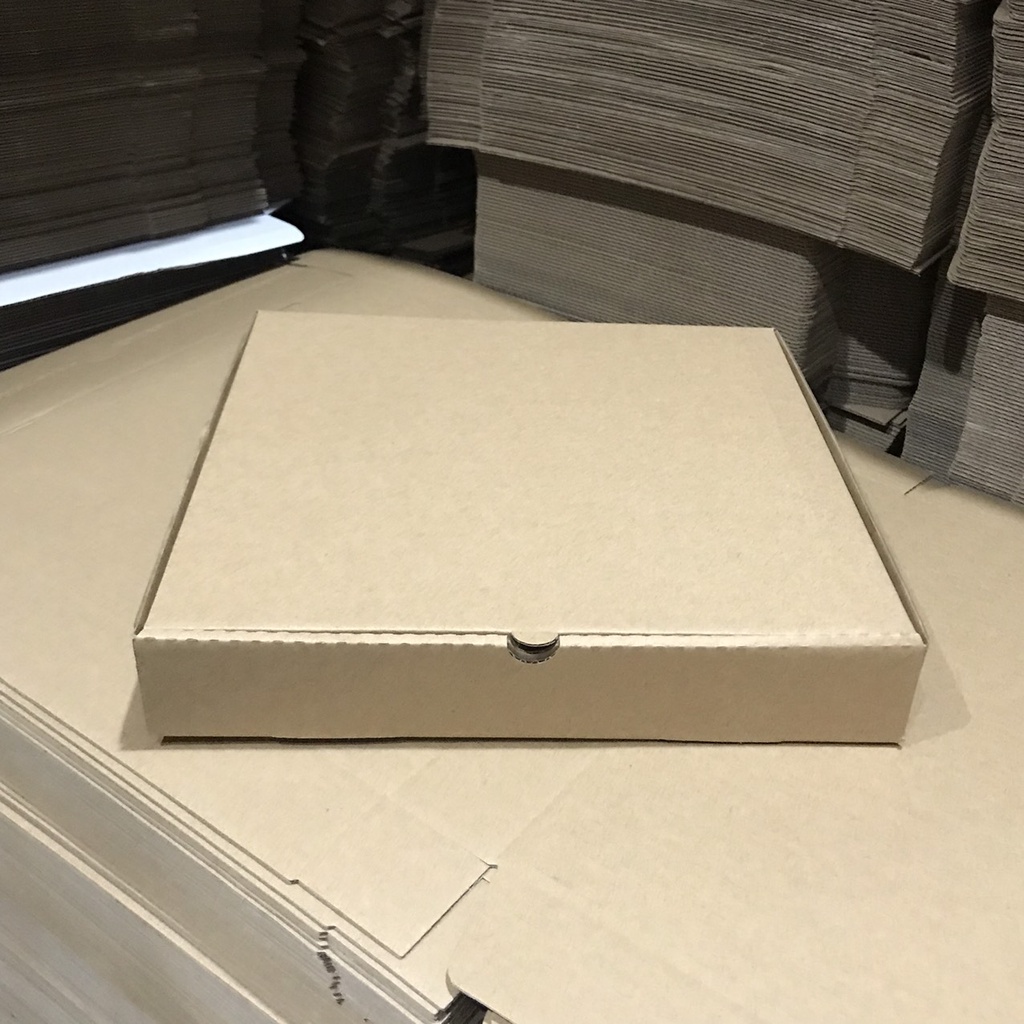 HỘP GIẤY CARTON ĐỰNG BÁNH PIZZA SIZE 26X26X4CM NHIỀU MÀU