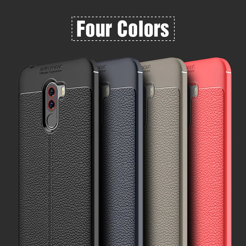 Ốp Lưng Auto Focus Vân Da Cho Pocophone F1