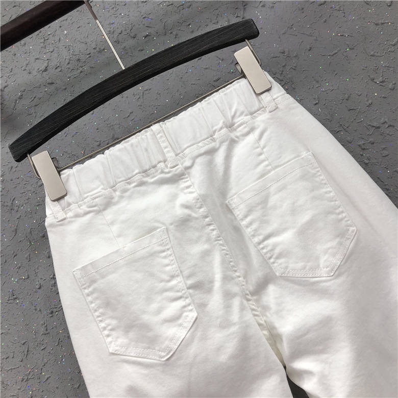 Mới Quần Jeans Nữ Lưng Thun Co Dãn Thời Trang