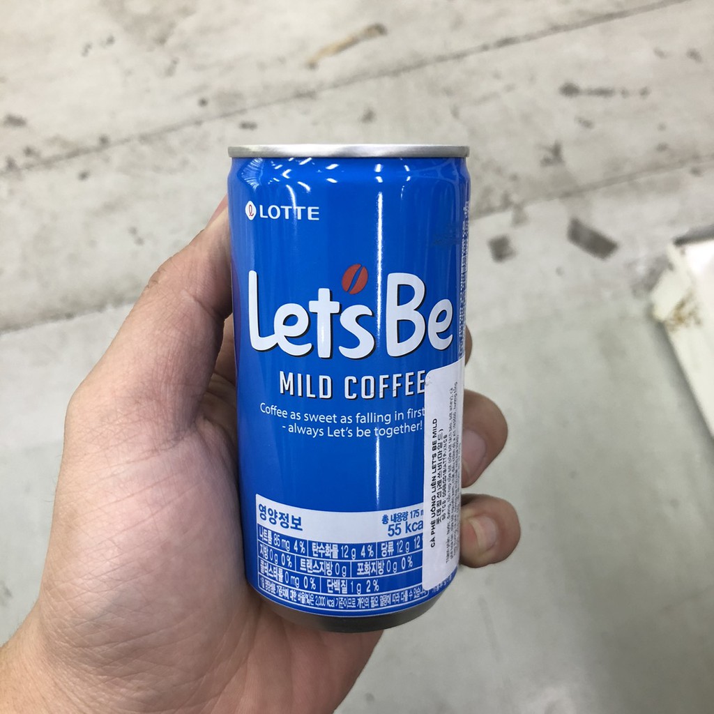 Cà phê uống liền LET'S BE Hàn Quốc 175ml